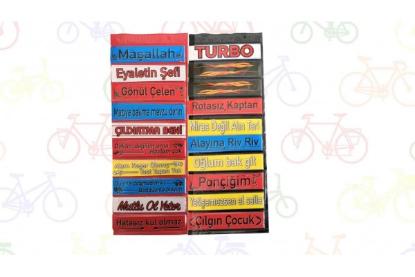 Yazı Sticker 100’lü