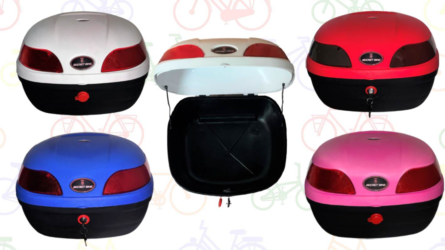 Motorcycle Top Case Colourful